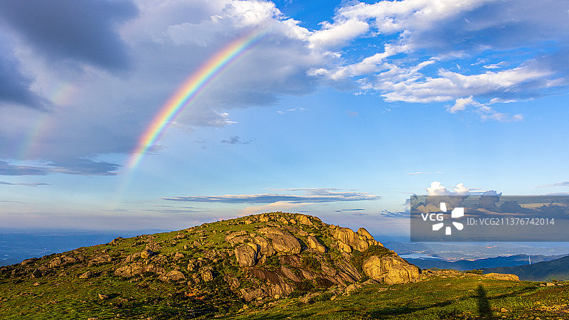 江西省新干县玉华山彩虹图片素材