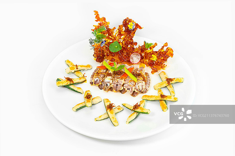 私房菜 刺身 中餐 生蚝 龙虾 沙虫 羊排 虾 肉 青瓜图片素材