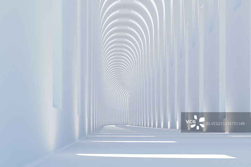 3D艺术中心建筑空间图片素材