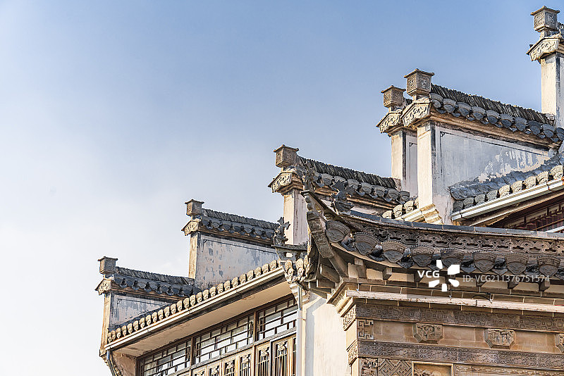 安徽省黄山市宏村风光图片素材