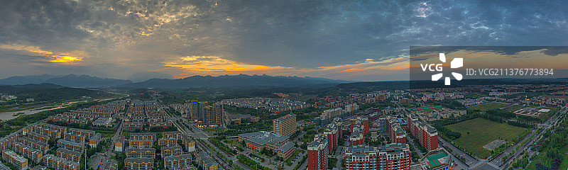四川北川新县城图片素材