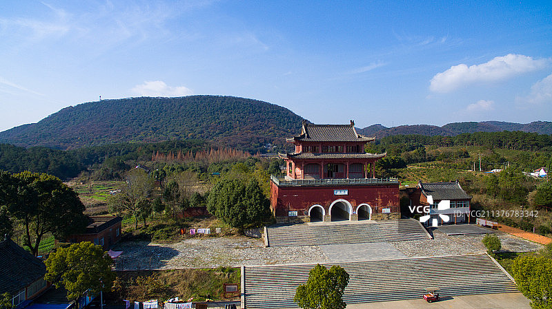湖北当阳玉泉寺图片素材