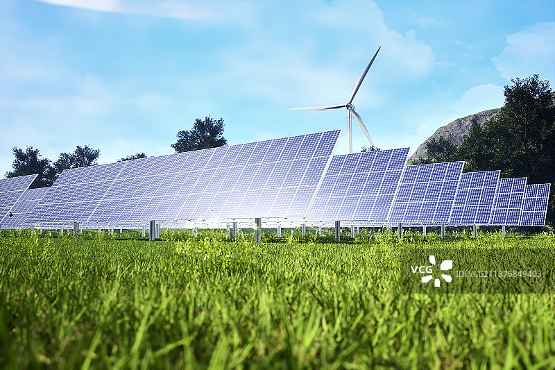 能源，绿色，光伏，风力发电，储能，碳中和图片素材