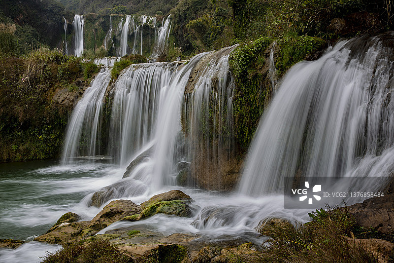 九龙瀑图片素材
