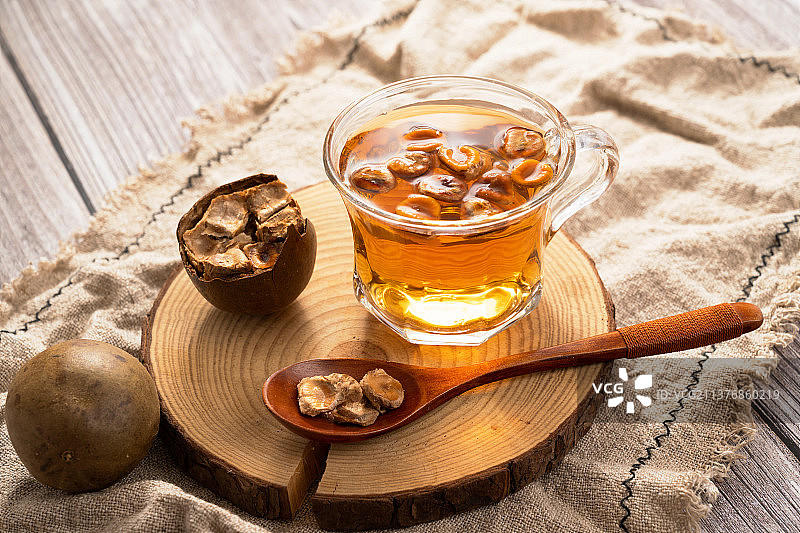 药食同源清肺润喉罗汉果茶图片素材
