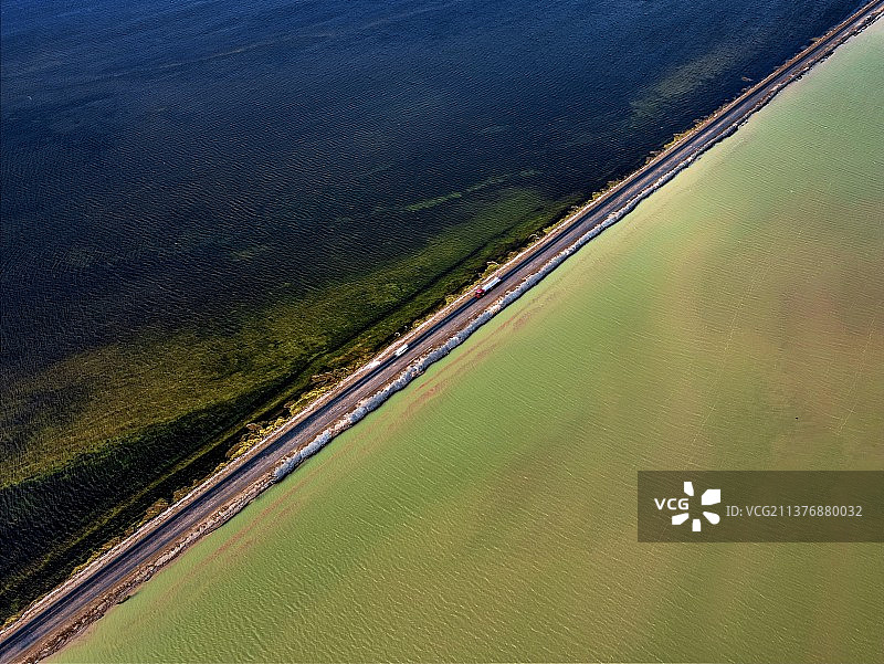 西台吉乃尔湖图片素材