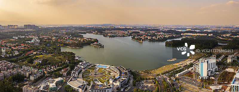佛山仙湖旅游度假区全景图图片素材