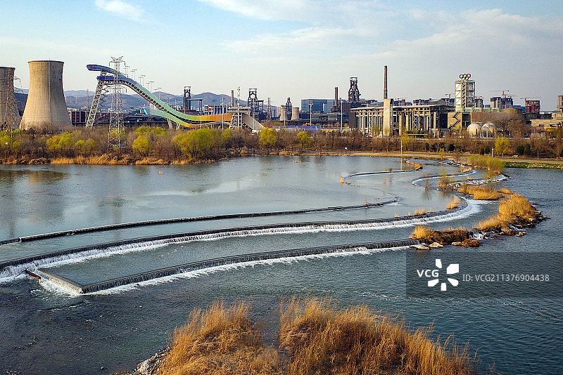 永定河畔首钢遗址公园图片素材