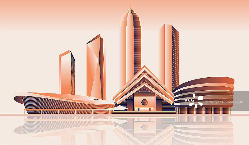 绍兴地标建筑图片素材