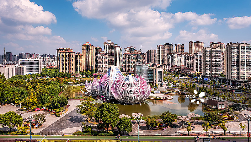 常州武进市民广场图片素材