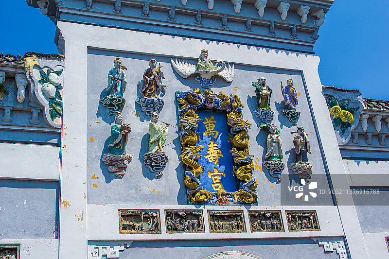 青岩古镇牌坊图片素材