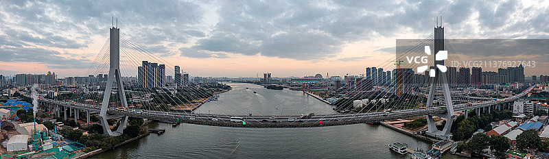 广州市鹤洞大桥图片素材