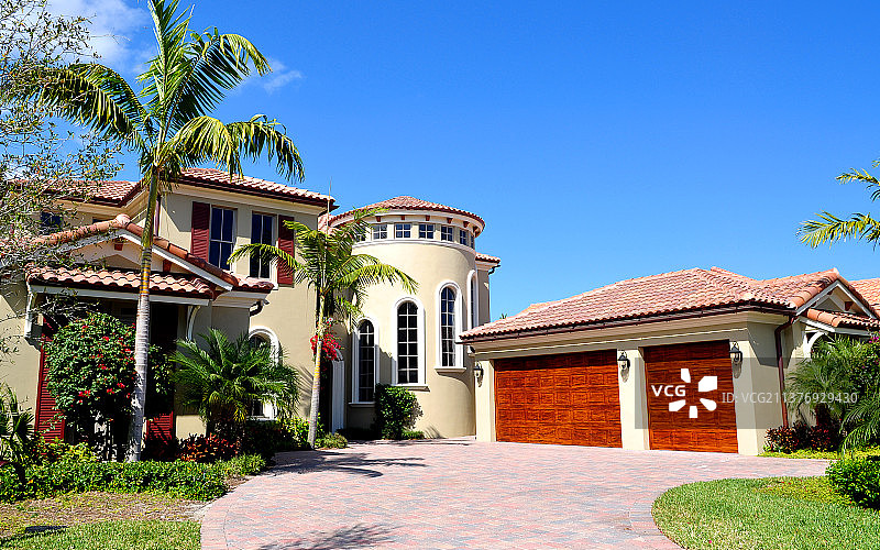 高尔夫别墅图片素材