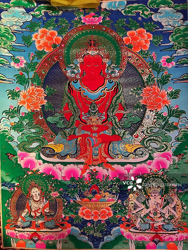 甘肃夏河合作米拉日巴佛阁图片素材