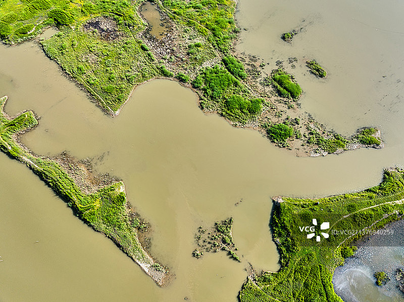 荆山河湿地风光图片素材