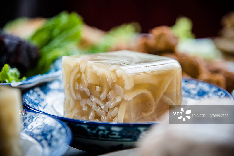 皮冻肉图片素材