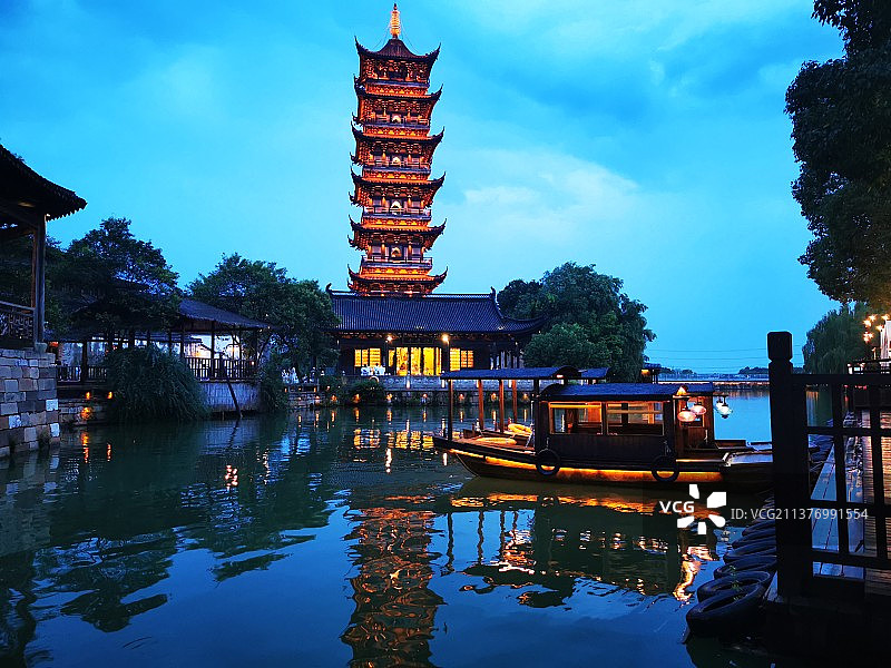 烟雨江南图片素材