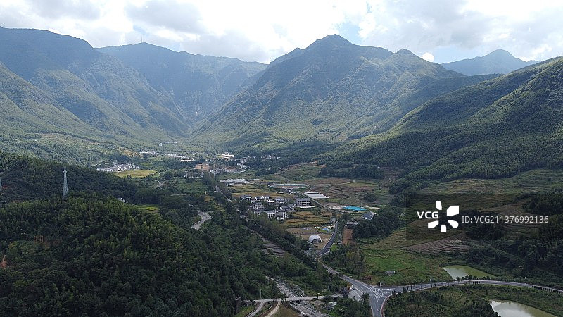宜春明月山大门全景图片素材