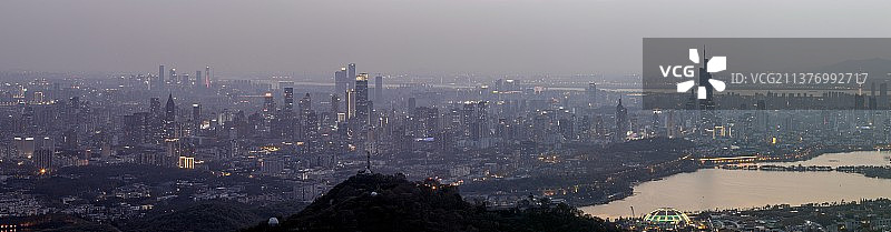 紫金山顶图片素材