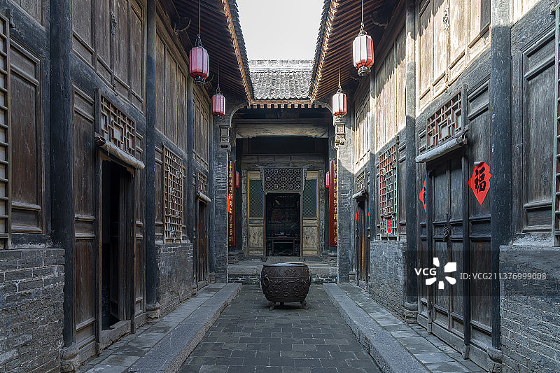 千年古村党家村古建筑群图片素材