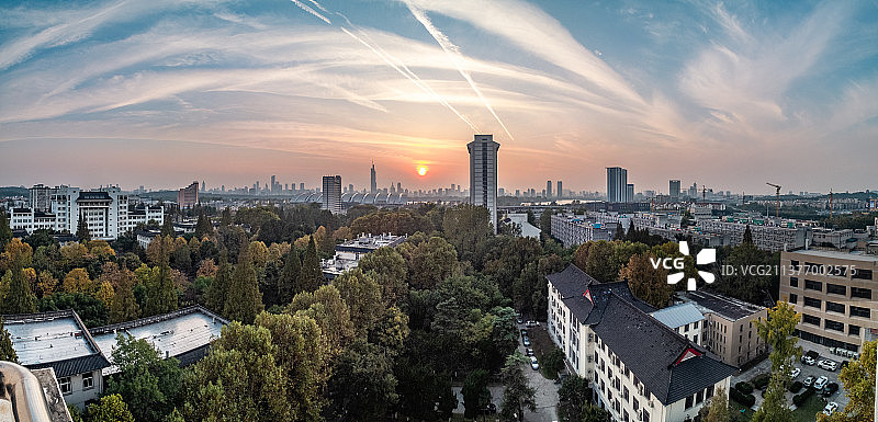 南京林业大学全景图片素材