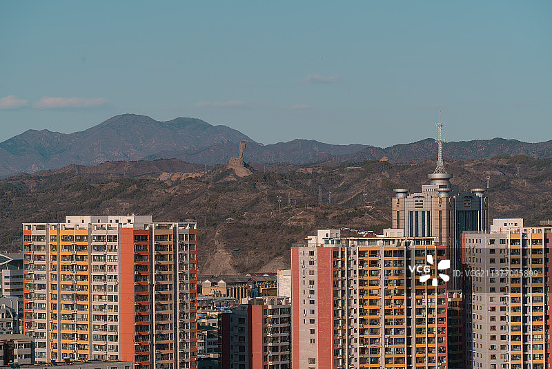 远眺磬锤峰图片素材