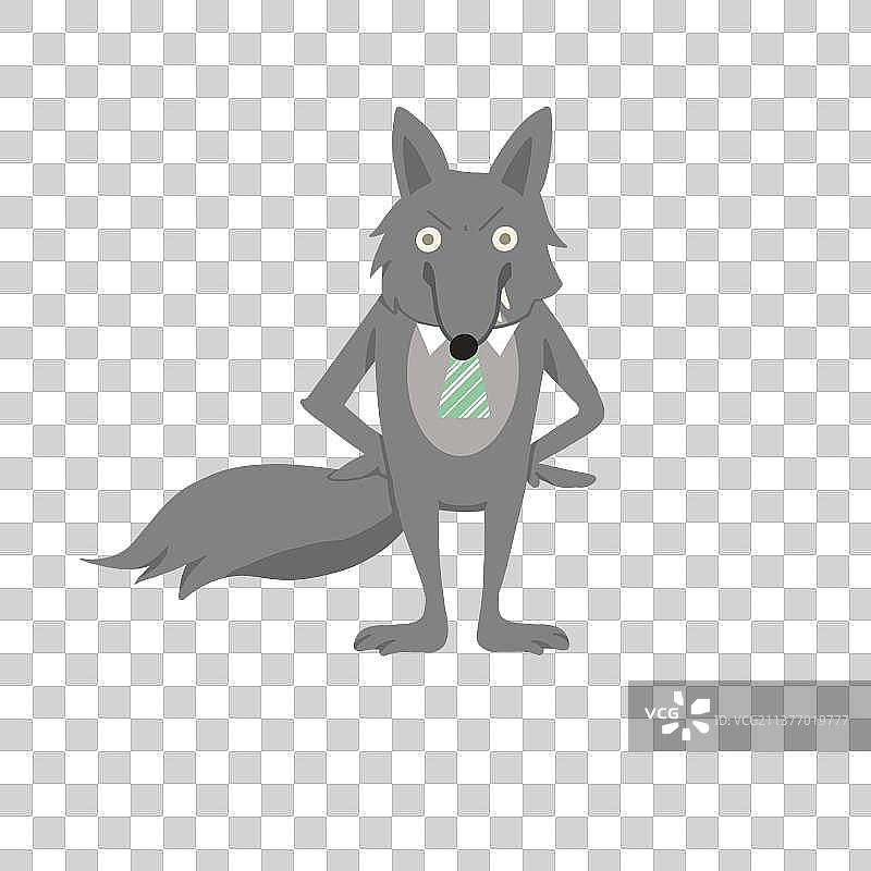 大灰狼ip图片素材