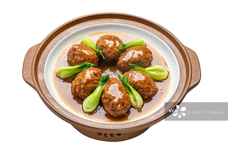 红烧狮子头图片素材