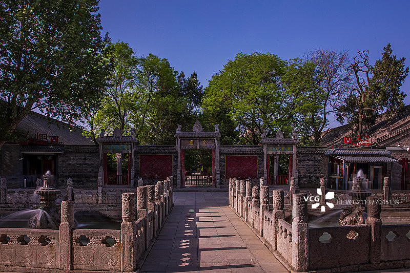 陕西西安文庙图片素材