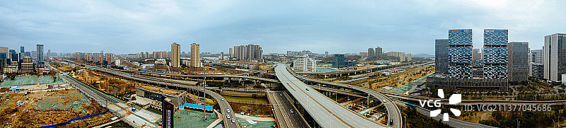 南京 地标 航拍 金融中心 新街口 南京中心  交通大厦 珠江路图片素材