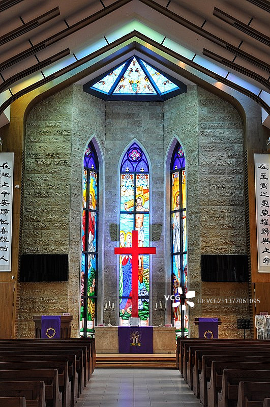 重庆长嘉汇老街基督教一德堂图片素材