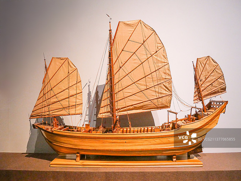 古代帆船的模型图片素材