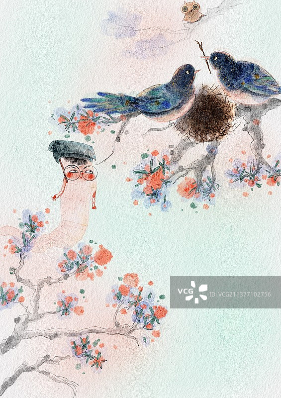 一本大书成了精图片素材