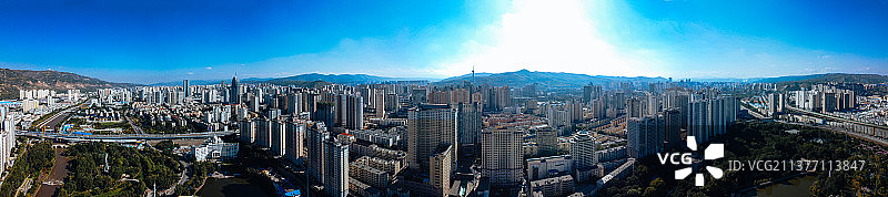 西宁 城西区 胜利路 人民公园 国贸大厦 锦绣江南 新宁桥 秀水路图片素材