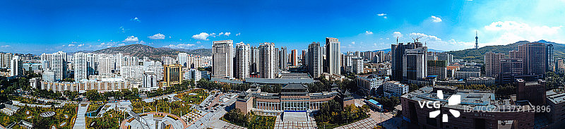 西宁 城西区 新宁路 新宁广场  青海博物馆 图书馆 五四大街图片素材