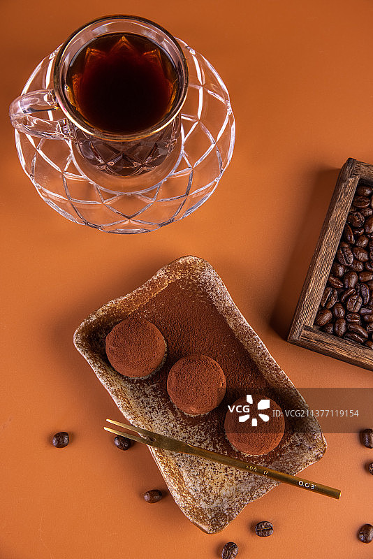 生巧克力球图片素材