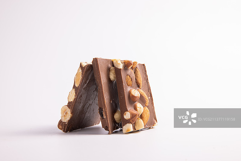 坚果巧克力图片素材