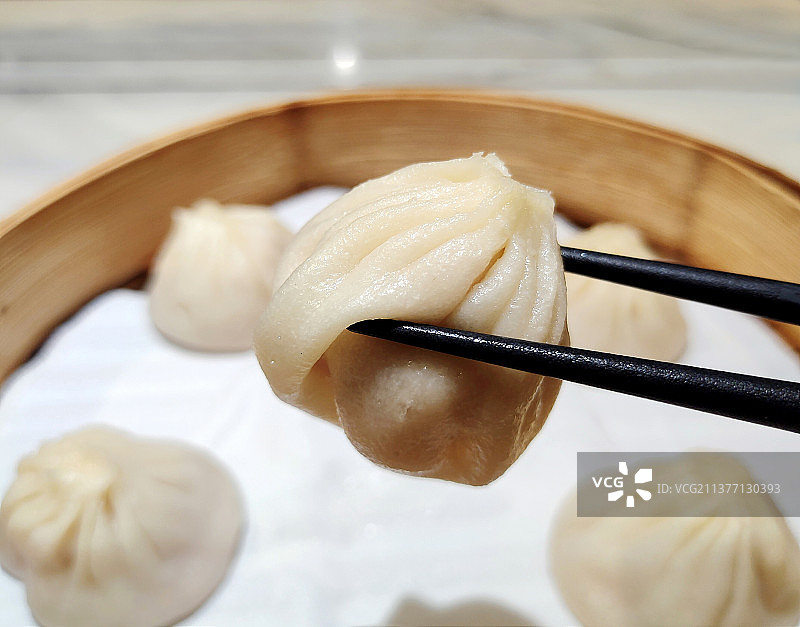 鲜肉小笼包图片素材