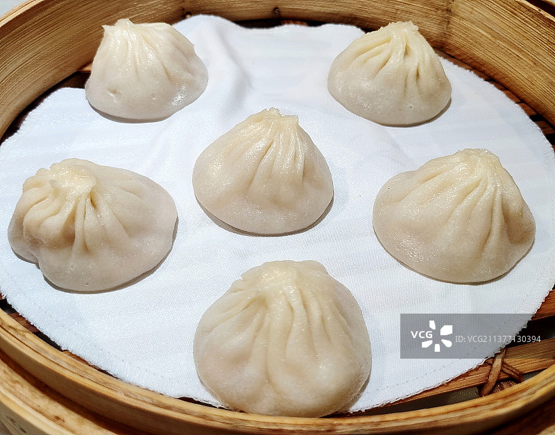 鲜肉小笼包图片素材