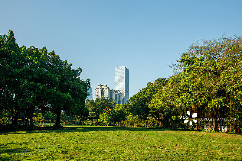 城市公园图片素材