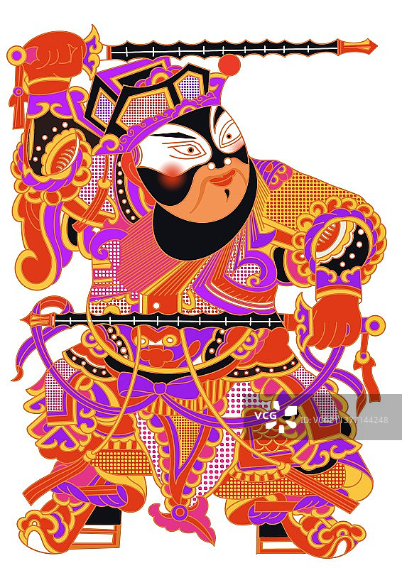 秦琼与尉迟恭图片素材