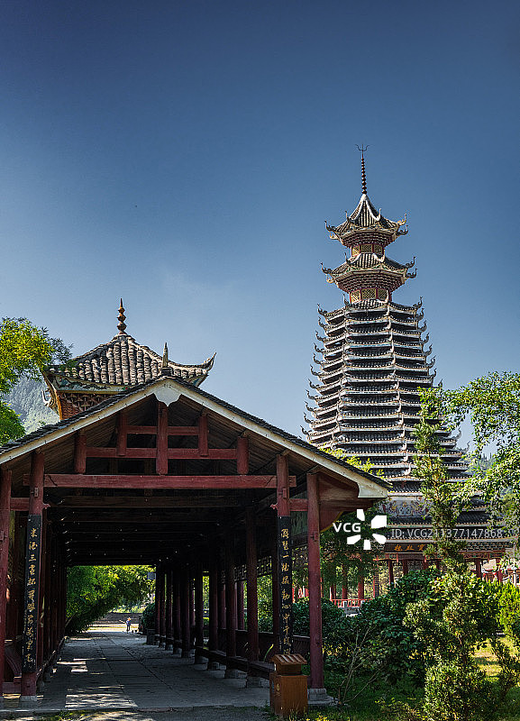 三宝侗寨图片素材