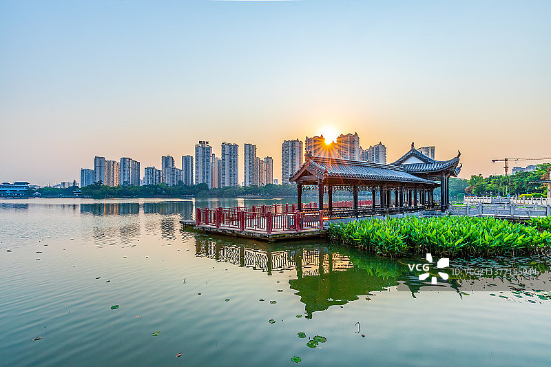 贵港东湖公园图片素材