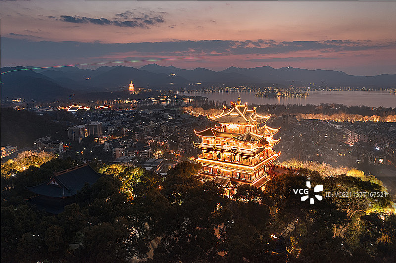 杭州城隍阁图片素材