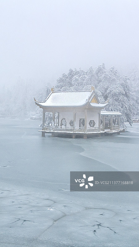 江西庐山雪景手机壁纸美景图片素材