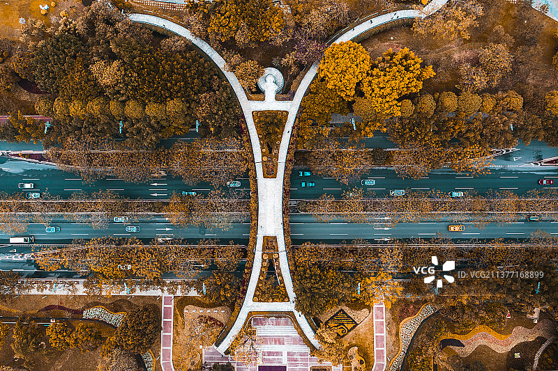 人行天桥图片素材