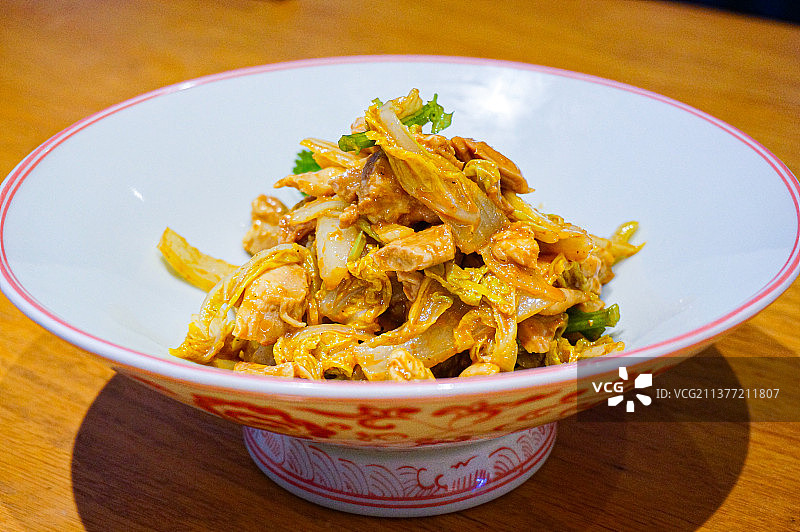 山东美食：芥末鸡图片素材