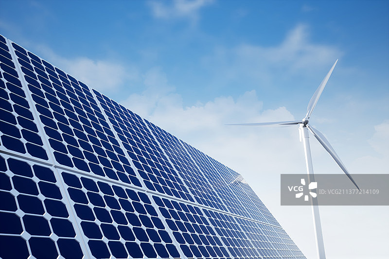 光伏，太阳能，新能源，电力，绿色，碳中和图片素材