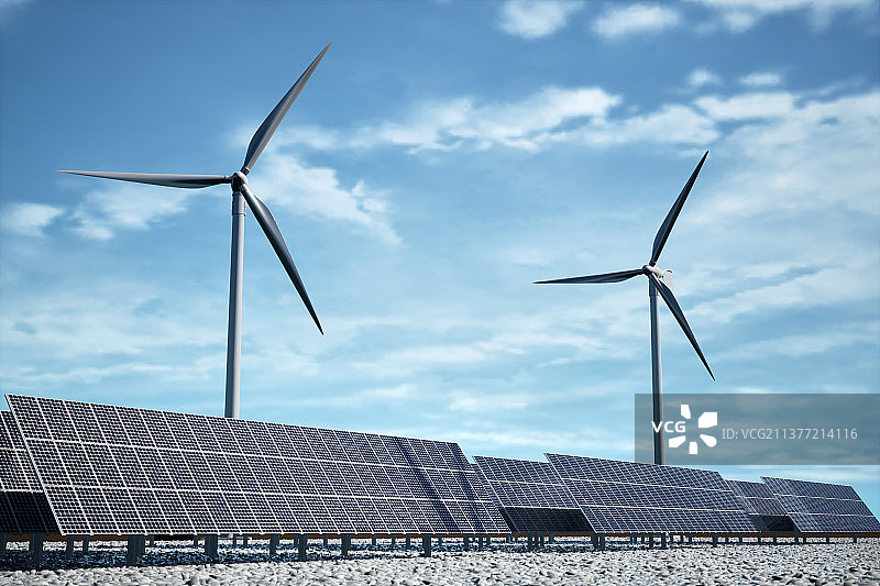 光伏，太阳能，新能源，电力，绿色，碳中和图片素材