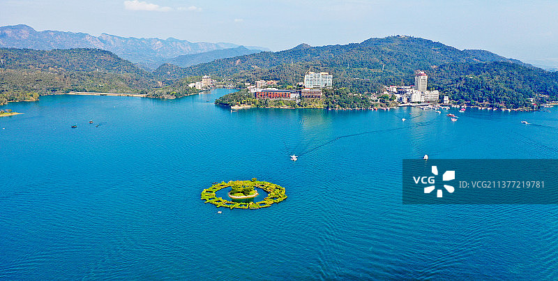 日月潭（台湾省）图片素材